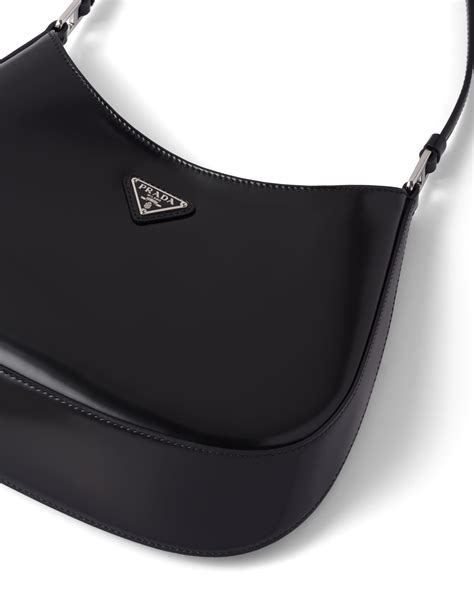 prada cleo brushed leather shoulder bag price|prada cleo patent leather bag.